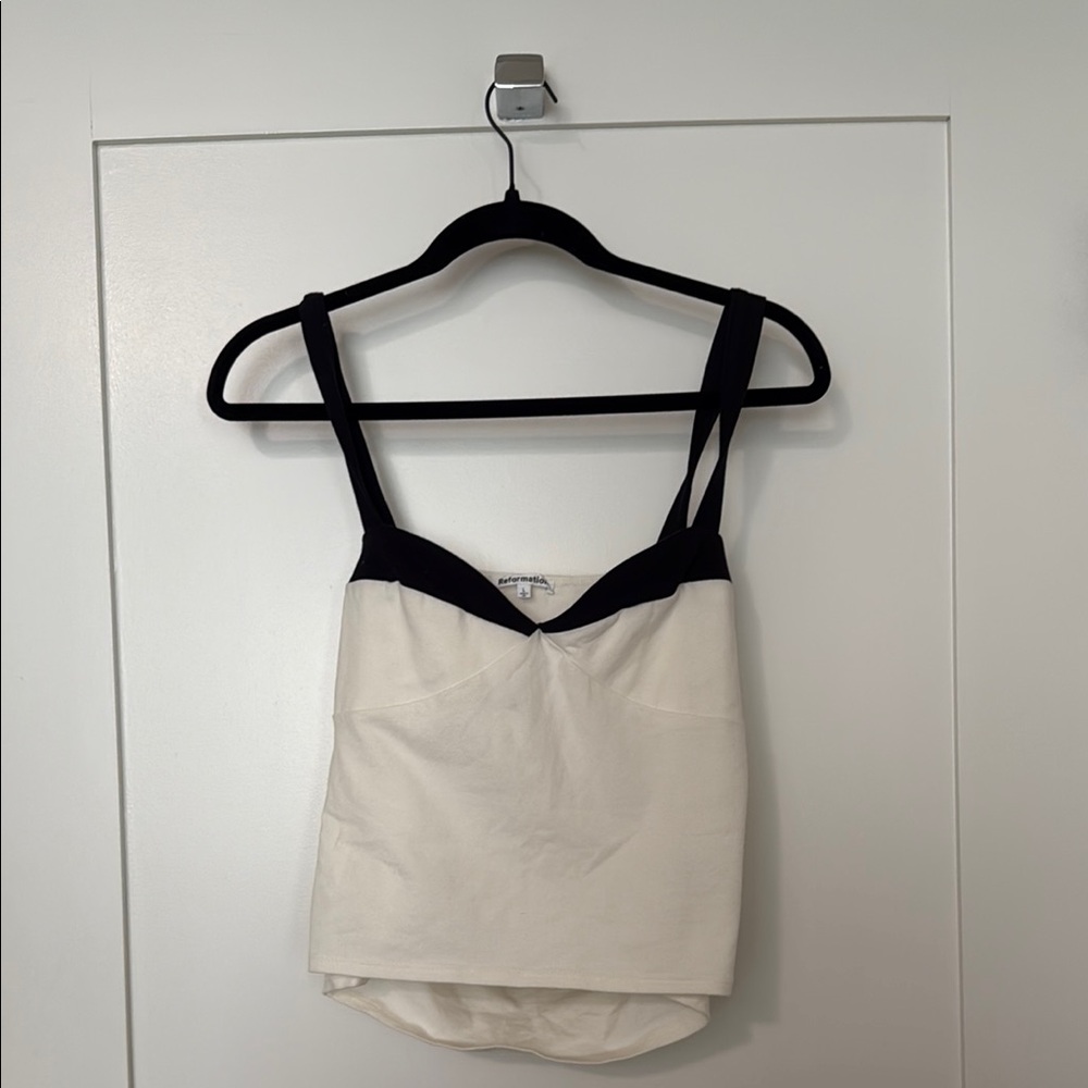 Stylish Black and White Tank Top
